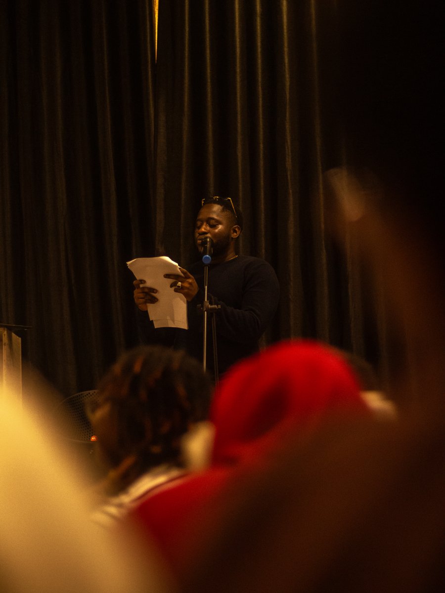 Seun Caleb performing in Lagos